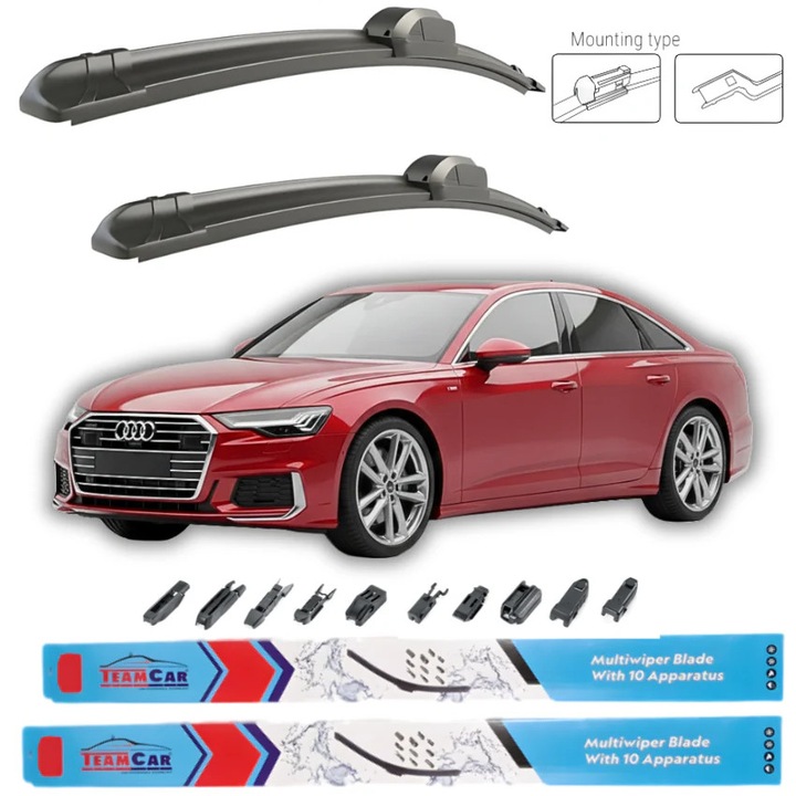 Stergatoare Audi A6 (C8, 4A2) 2018-2024 – Set fata Flat