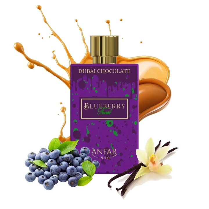 Anfar 1950 Dubai Chocolate - Áfonyás Erdő Parfüm Kivonat, Unisex, 80 ml