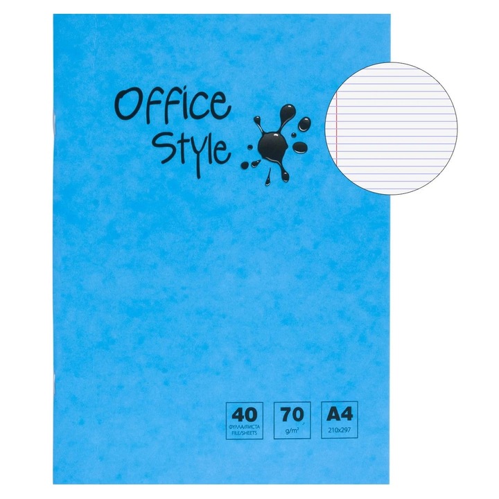 Caiet Studentesc A4 Dictando Turcoaz - 40F