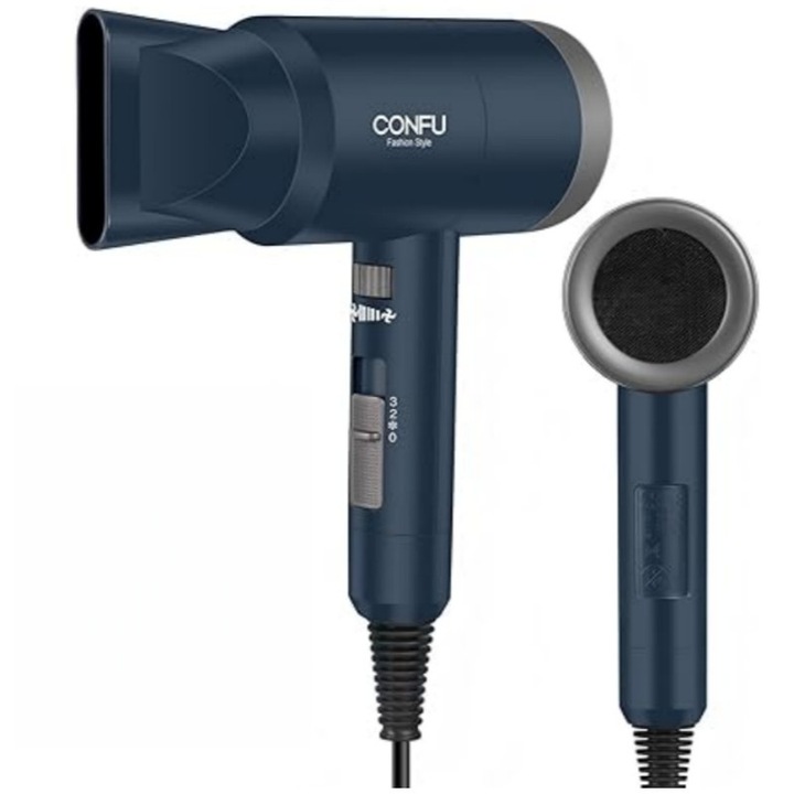 Сешоар Lime Fofen KF-3127, 1800W, 3 настройки за температура, син