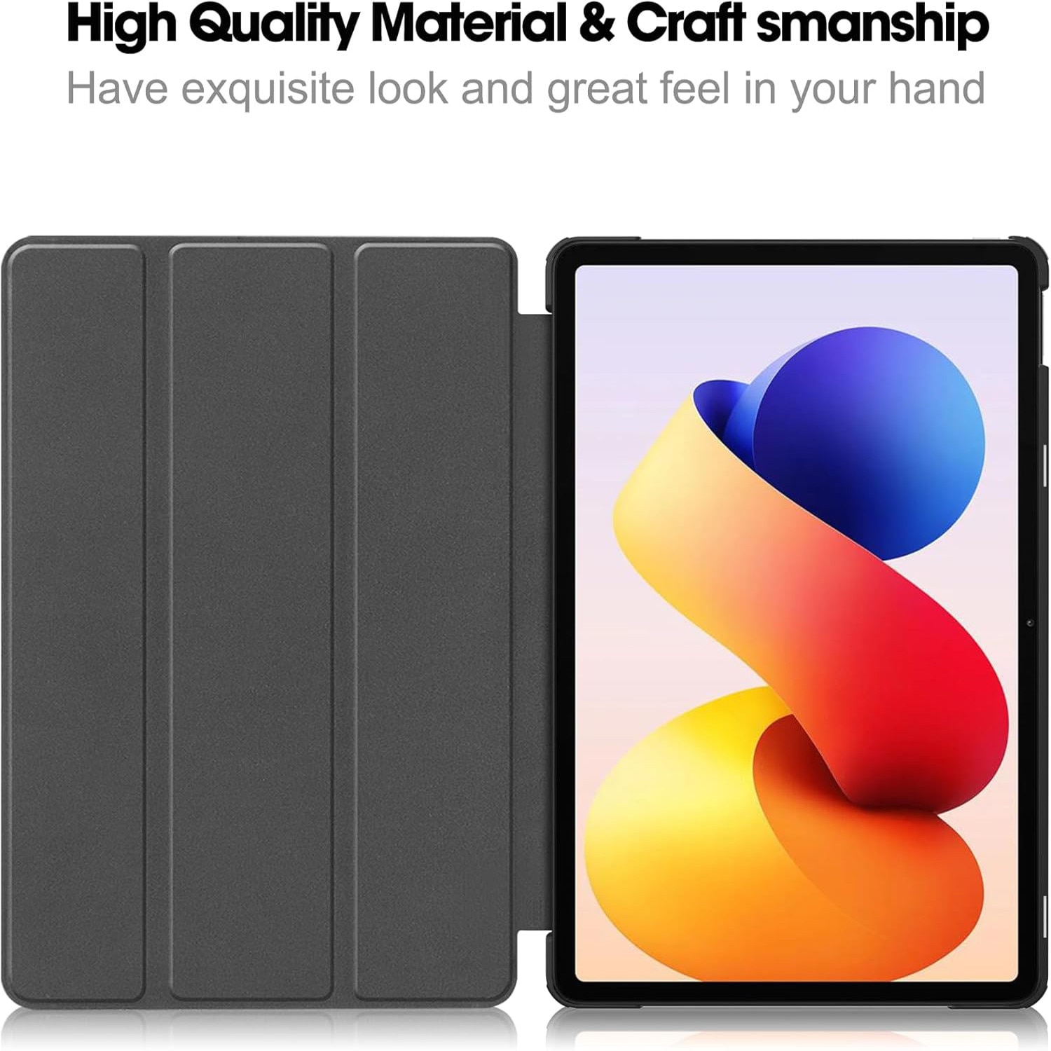 Husă tableta pentru Redmi Pad 2 Pro 12.1", Omelivon, cu functie sleep/wake, rezistentă la șocuri, multicolor