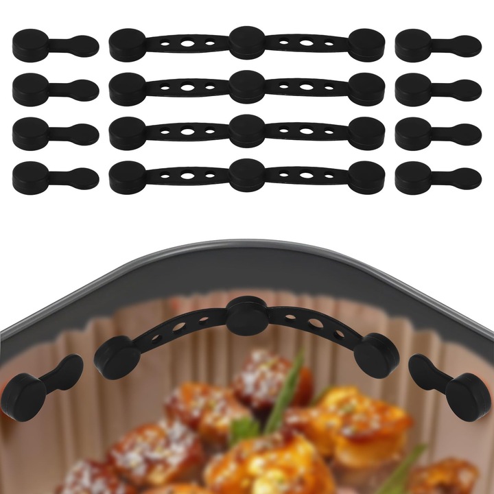 Accesorii pentru friteuza cu aer, JOVYNEX, magnetice, silicon, rezistente la temperatura