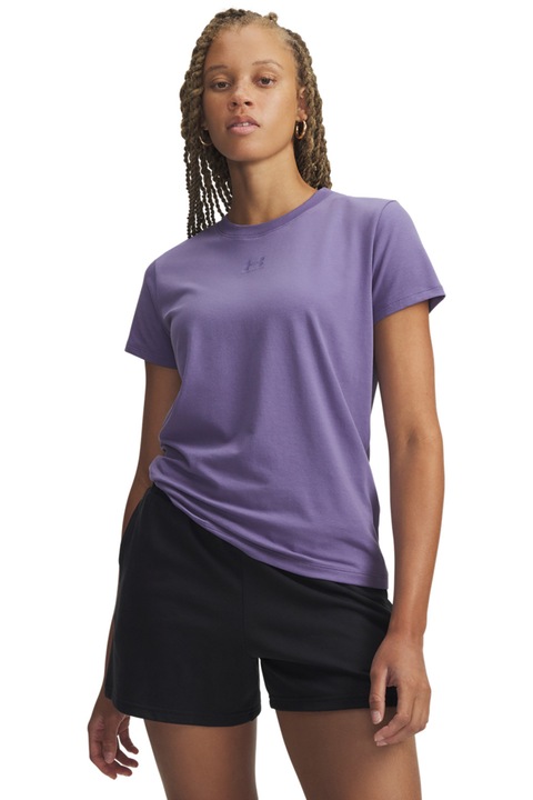 Under Armour, Rival Core normál fazonú póló, Halványlila