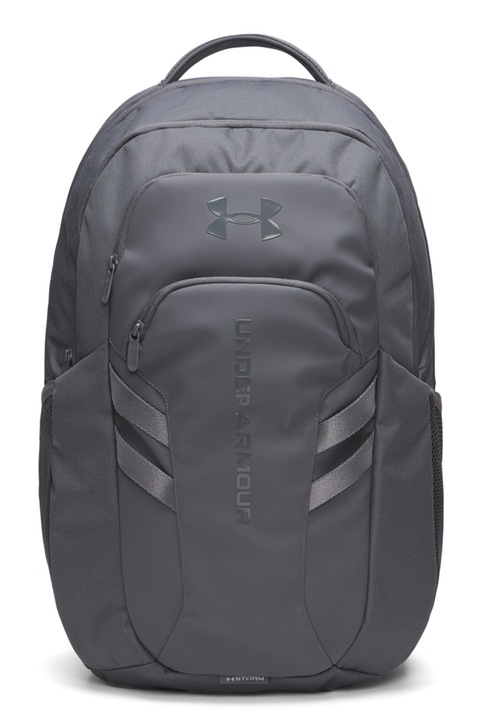 Under Armour, Hustlro 6.0 Pro hátizsák logós részletekkel - 31 l, Sötétszürke