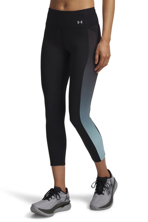 Under Armour, Velociti logós leggings, Pasztellkék/Fekete