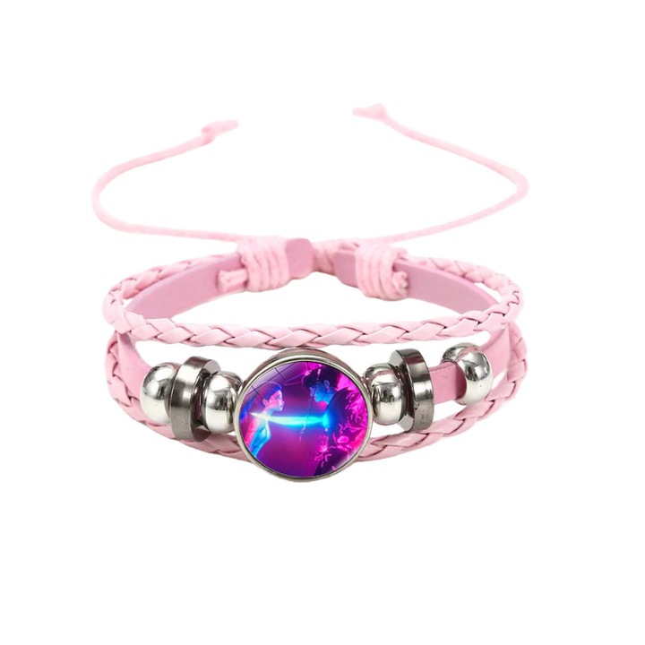 Bratara copii K-POP Witcher, roz, set bijuterii anime