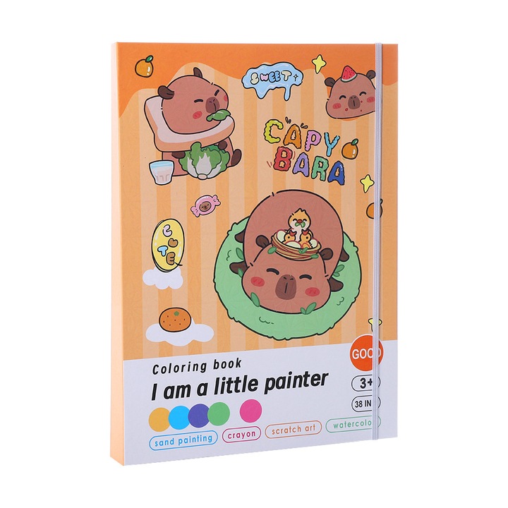 Set de creioane colorate fluorescente, 30x21.5cm, educativ