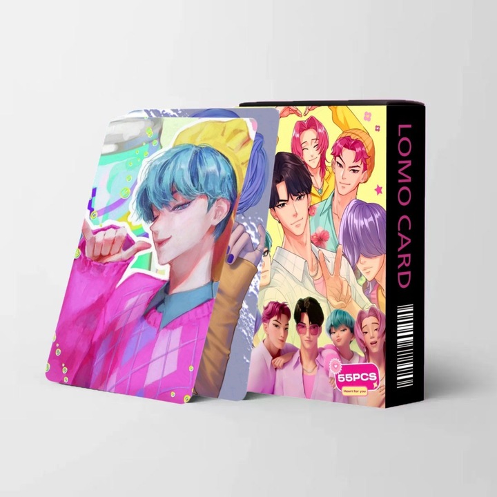 K-POP Démonvadász kártyaszett, 55 kártya, 57x86mm