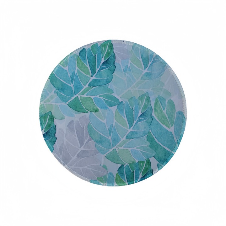 Mouse pad 22x22cm verde cauciuc si material textil, gros