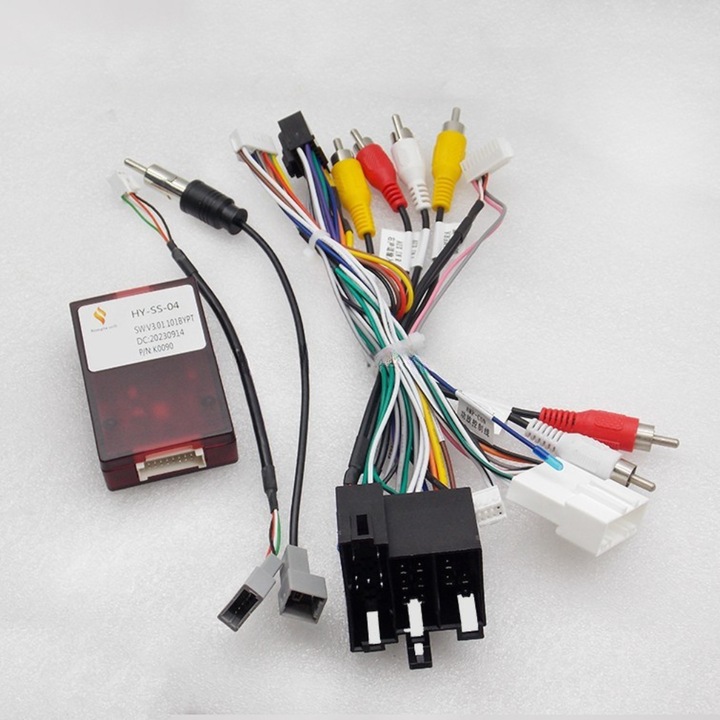 Cablu adaptor Hyundai / KIA cu Canbus Simple Soft preluare camera si amplificator