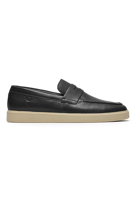 Clarks, Pantofi loafer uni Lockford, Negru
