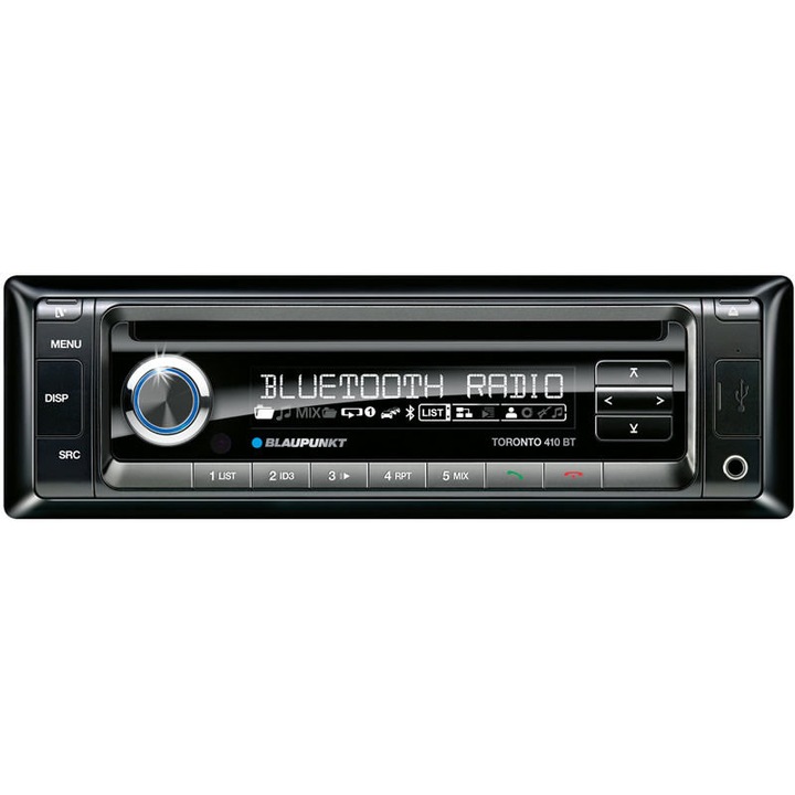 Автомобилно радио CD плеър Blaupunkt Toronto 410 BT, Bluetooth, черен