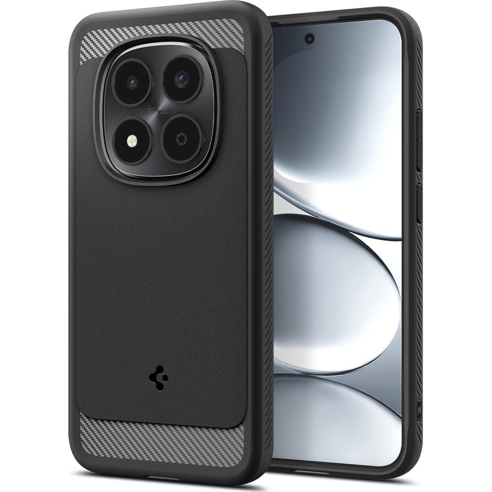 Husa, Spigen Rugged Armor pentru Xiaomi Redmi Note 15 Pro 5G, Negru