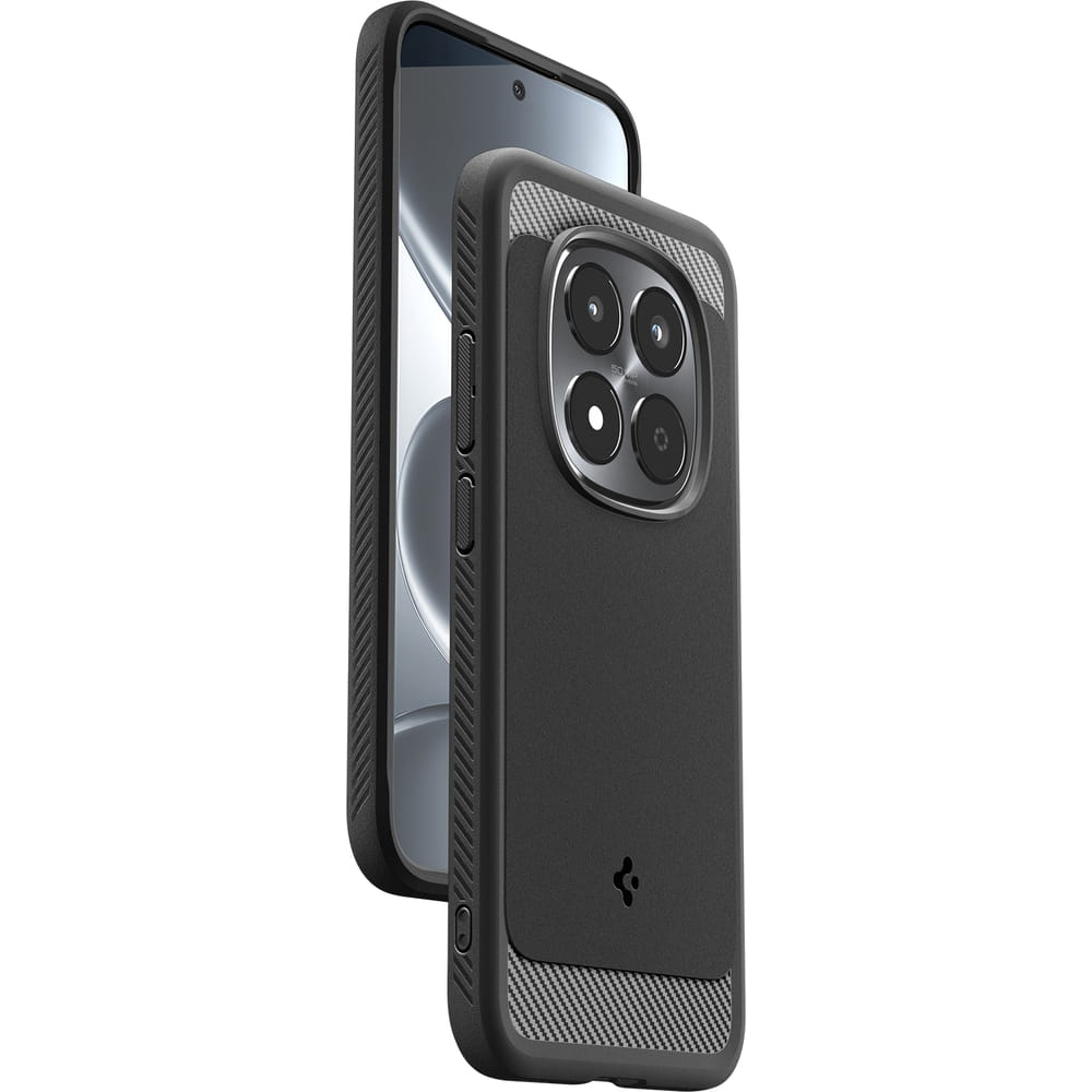 Husa, Spigen Rugged Armor pentru Xiaomi Redmi Note 15 Pro 5G, Negru