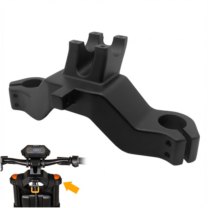 Baza suport pentru volan INOPARTS, negru, 242x107x97mm, pentru trotinetă electrică