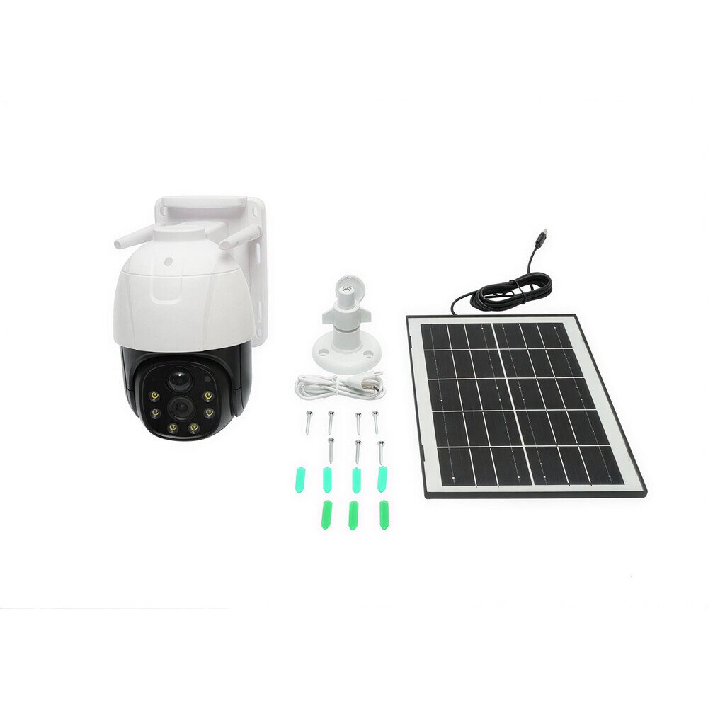 Camera Cu Sim Camera de supraveghere cu SIM 4G / Wi Fi si panou solar, eSimplu®, 2K ...