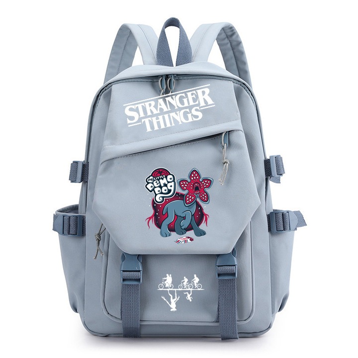 Stranger Things hátizsák, nagy kapacitású, 42x39x13cm
