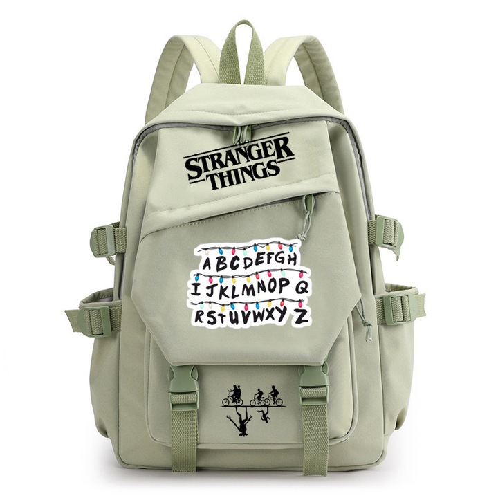 Stranger Things hátizsák, nagy kapacitású, 42x39x13cm