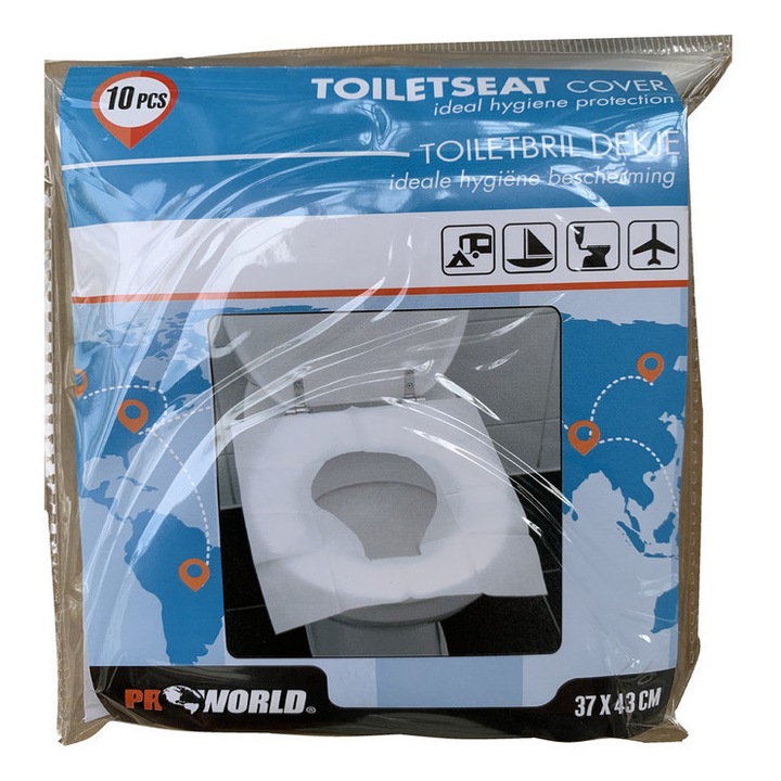 Husa de Toaletă din Hârtie de Unică Folosință, 10 Bucăți 170426430/CY5657920