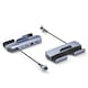 Statie de andocare pentru consola Steam Deck/ROG Ally/Switch 1 si 2, Bluvista®, 6 in 1, HDMI 2.0/4K la 60Hz, Gigabit Ethernet 1000Mbps, Aluminiu, Gri