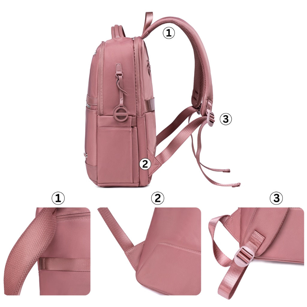 Rucsac dama Chantria casual 14 L roz