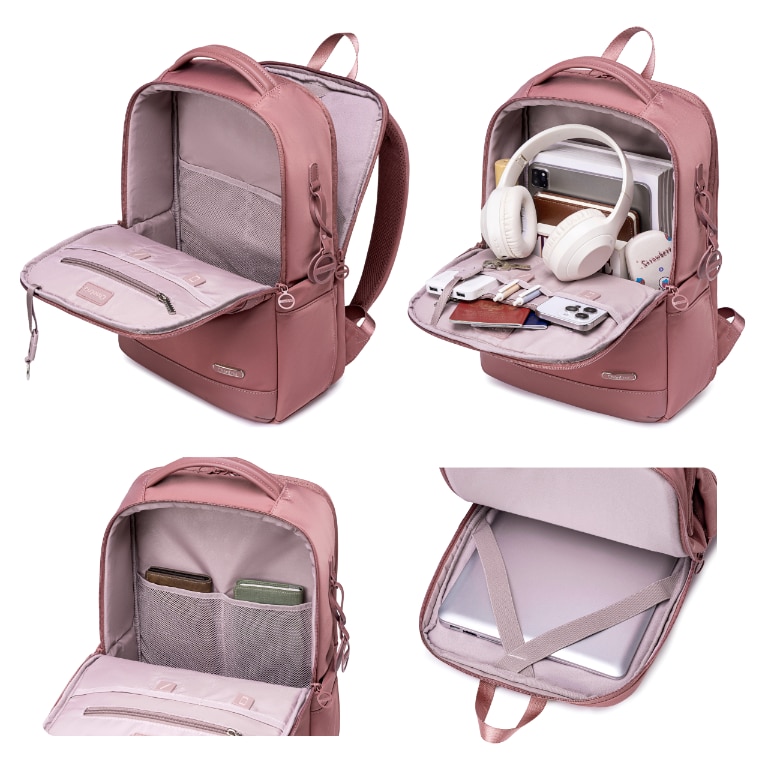 Rucsac dama Chantria casual 14 L roz