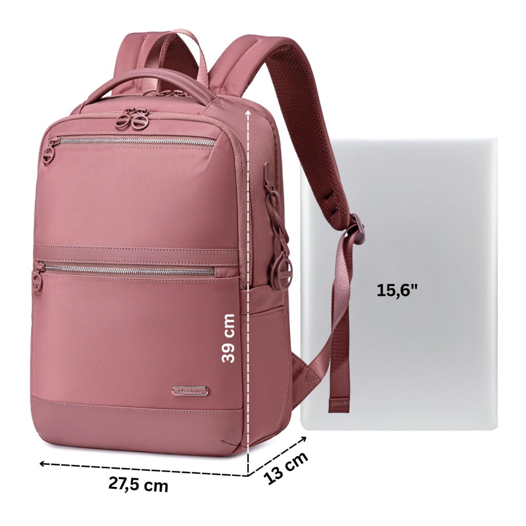 Rucsac dama Chantria casual 14 L roz