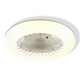 Ventilator de tavan Lightex CHILL, ф200, E27, LED 20W, FAN 5W, 220V, 3000K/4000K/6500K, 1800lm, Dimabil, Telecomandă
