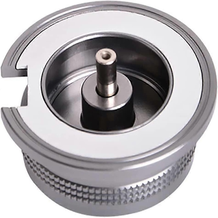 Adaptor gaz, 44x44x30 mm, aluminiu, argintiu