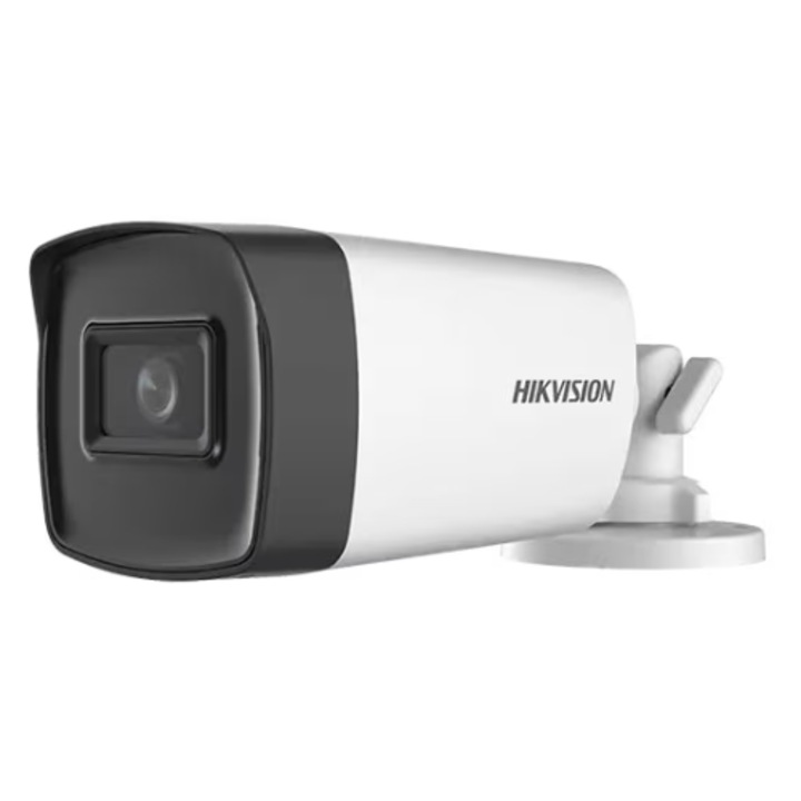 Камера за външно наблюдение HIKVISION DS-2CE17H0T-IT3F 5MP, 2.8mm обектив, IR осветление 40m, IP67