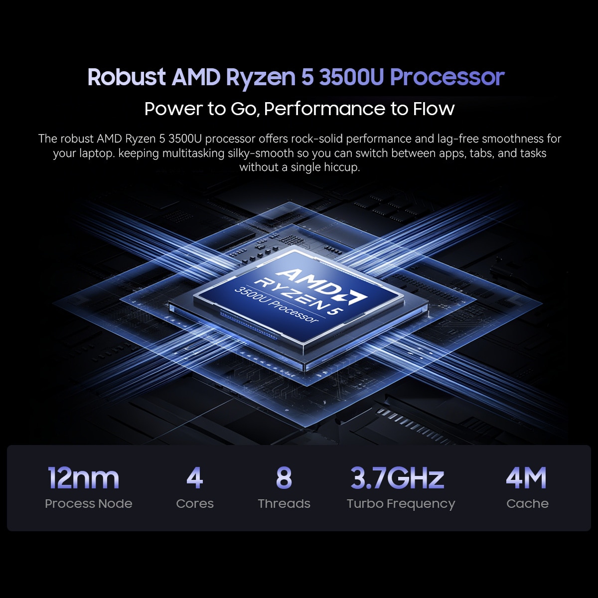 Laptop Blackview Acebook 6,16GB DDR4 256GB SSD, AMD Ryzen 5 3500U 3.7GHz/ Radeon Vega 8, Win11 Home, 38Wh,15.6" FHD+, HDMI 2.0, Bluetooth 5.0, USB 3.0, WLAN 5G, Gri