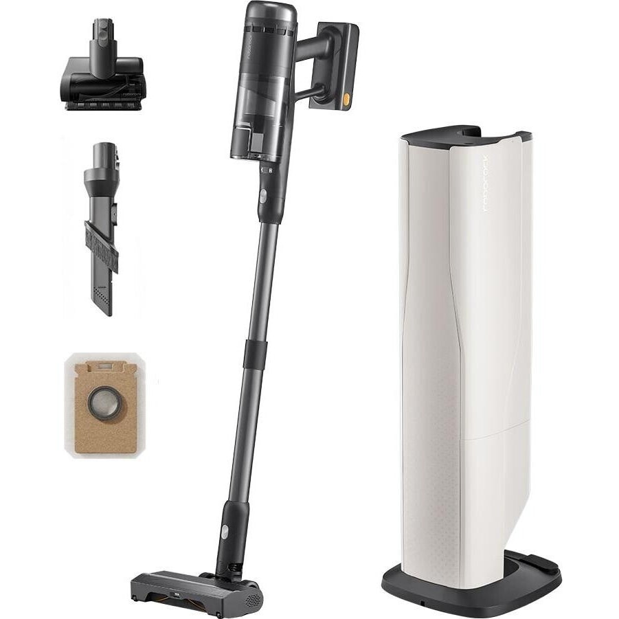 Aspirator vertical Roborock H60, 90 minute autonomie, 210 AW, negru