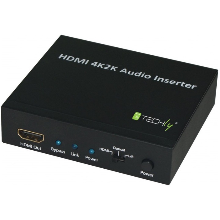 Видео превключвател Techly, HDMI-AI4K, 4K, 4 порта