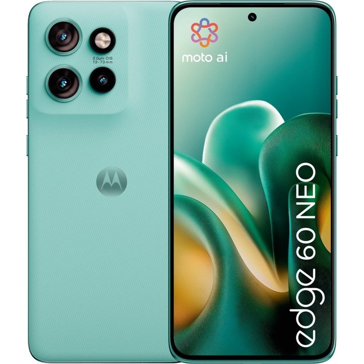 Telefon mobil Motorola Edge 60 Neo, 12GB RAM, 256GB, 5G, Pantone Frostbite