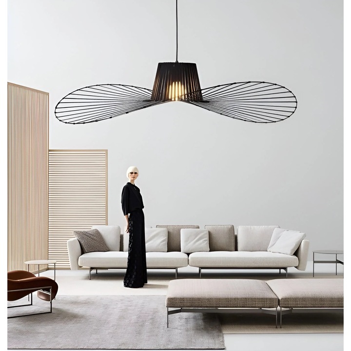 Lustra Suspendata Alessandro DESIGN ELIAS, 35cm diametru, inaltime reglabila, ideal pentru interior