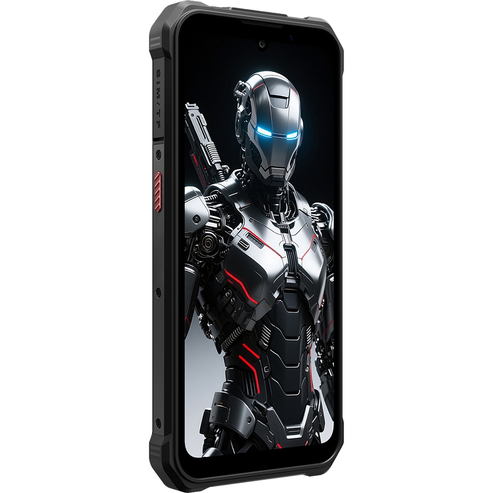Telefon mobil FOSSIBOT F110 Pro Gray, 5G, Dual SIM, 6.75-inch IPS, 8-Core Dimensity 6300, 8GB RAM, 128GB, NFC, GPS, AI Triple Camera, 128dB Big Speaker, 10000mAh, IP68/IP69K, Android 15