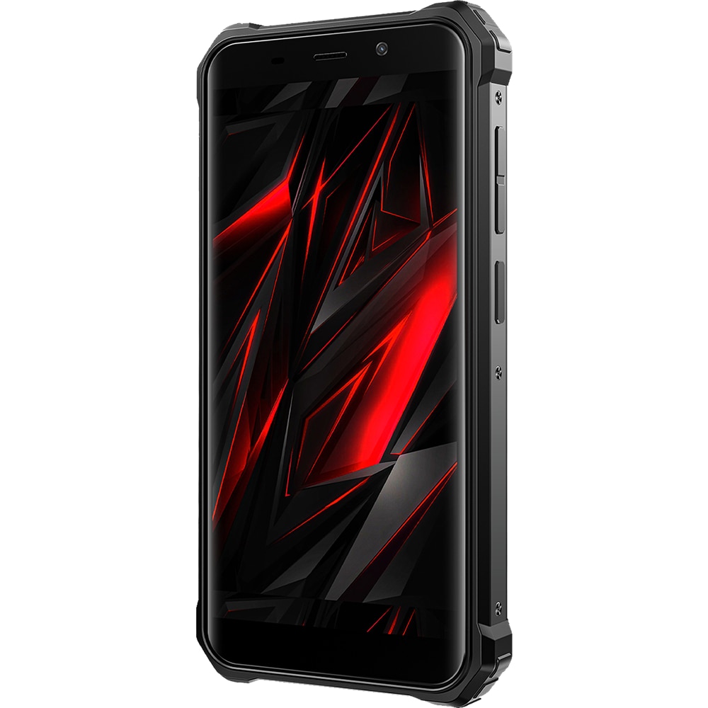 Telefon mobil FOSSIBOT F101 Pro, Dual SIM, 4G, 5.45-inch IPS, Octa-Core Helio P60, 8GB RAM, 128GB, 10600mAh, NFC, GPS, Radio FM, Suport HAC, IP68/IP69K, Android 13, Black