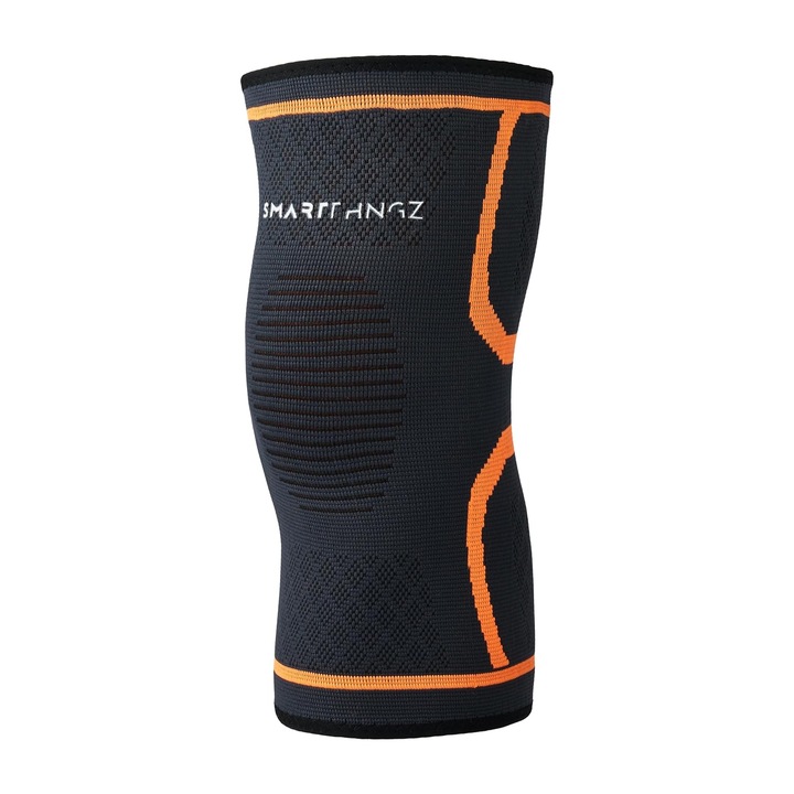 Orteza Pentru Genunchi, Smartthngz, M Intl, Material Nylon + Spandex, Design Ergonomic, Stabilizator Respirabil, Ajustare Universala, 28 Cm X 16 Cm X 20 Cm, Negru
