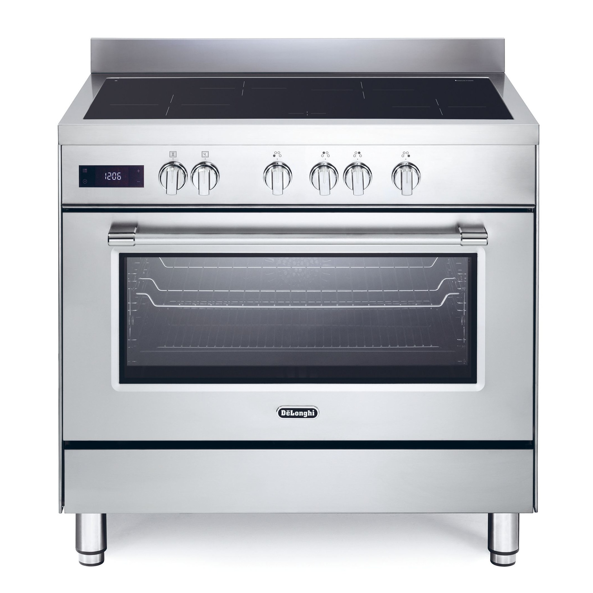 Aragaz mixt DeLonghi PRO 96MXIN ED RO cu plita inductie 4 zone
