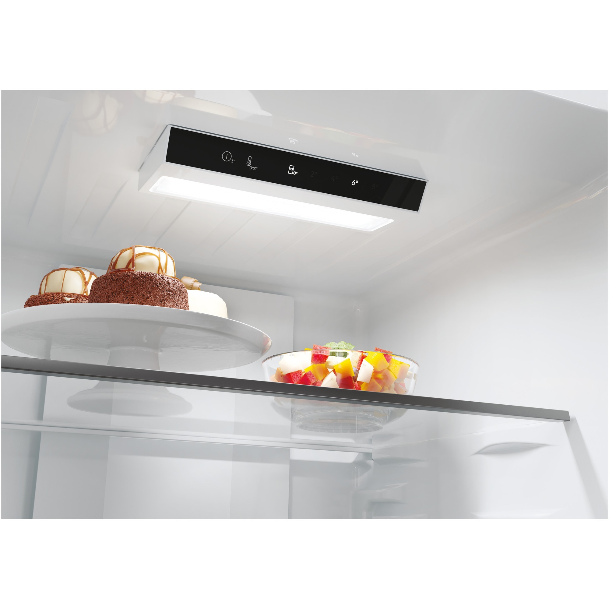 Frigider Candy CNCQ2T518EB 182.5x54.5x60.2cm No Frost, 197l frigider + 82l congelator, negru