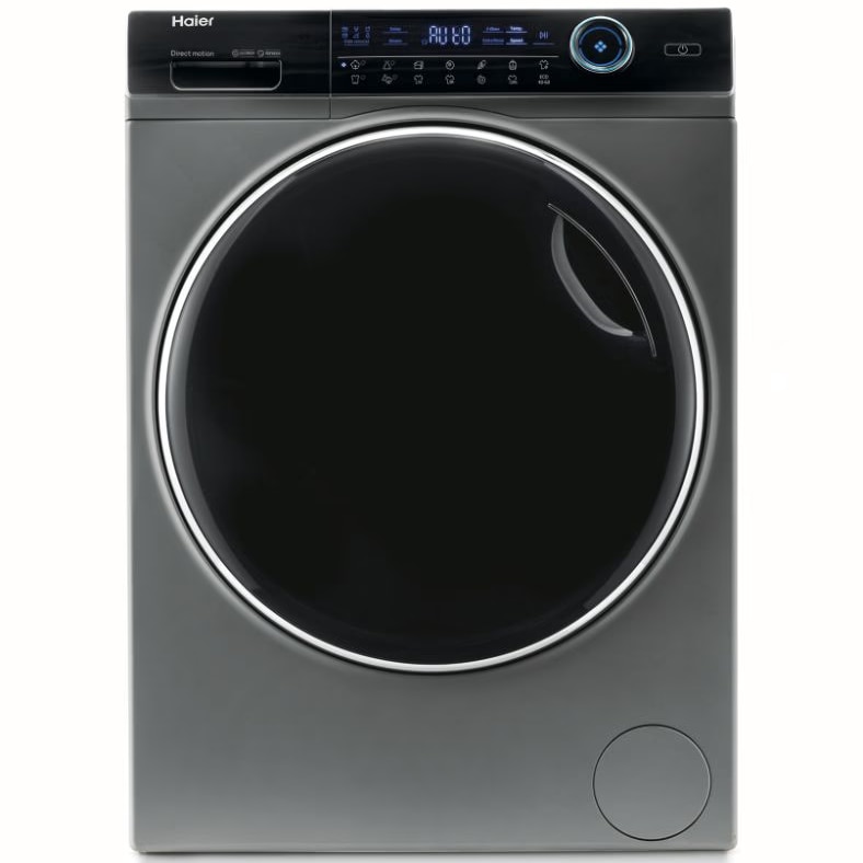 Masina de spalat HAIER HW80-B14979S8, motor Direct Motion, clasa A, 8 kg, 1400 rpm, Steam, Refresh, ABT, iluminare tambur, antracit