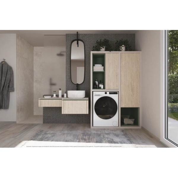 Masina de spalat rufe CANDY BP 411BL9-S, clasa energetica A-30%, 11 kg, 1400 rpm, Motor Inverter, ProActive Wash, WiFi/ hOn app, XL Soft Drum, Clean Shield, alba