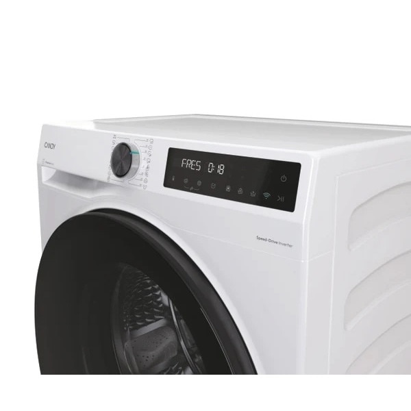 Masina de spalat rufe CANDY BP 411BL9-S, clasa energetica A-30%, 11 kg, 1400 rpm, Motor Inverter, ProActive Wash, WiFi/ hOn app, XL Soft Drum, Clean Shield, alba
