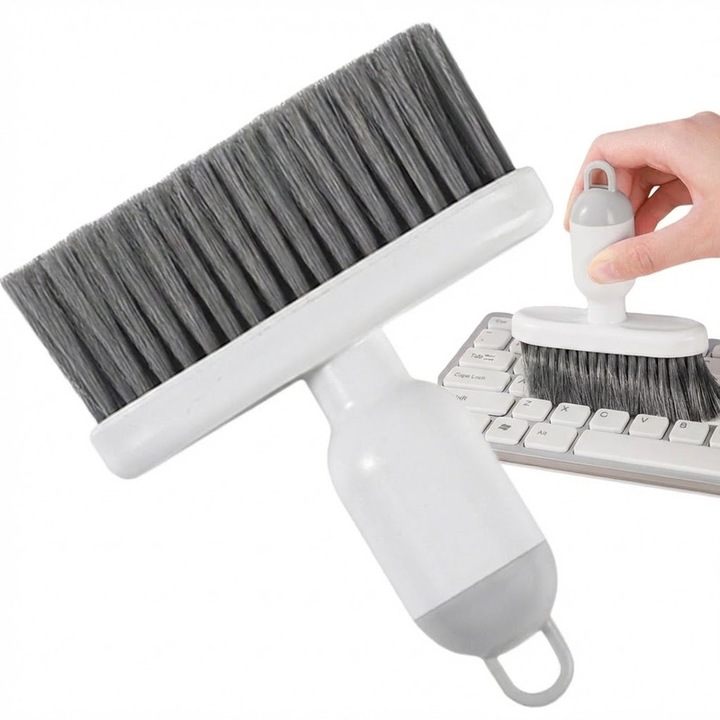 Perie si aspirator tastatura, unelte ecran si perie moale antistatica monitoare laptopuri