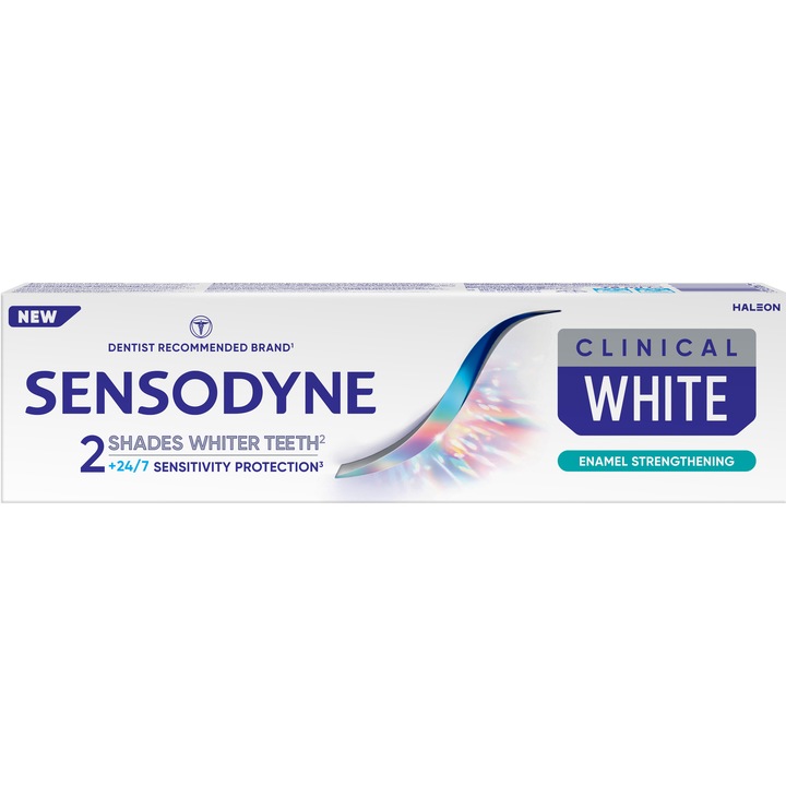 Pasta de dinti pentru albire si sensibilitate dentara Sensodyne Clinical White Enamel Strenghtening, 75ml