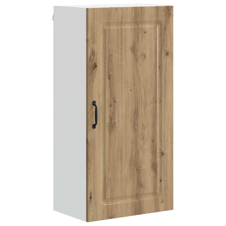 Dulap de bucătărie set Kalmar, lemn artizanal, 50x31x100cm, marou