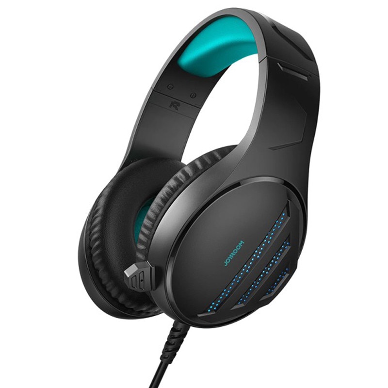 Casti Gaming Joyroom Jr-HG2, Jack 3.5 mm si USB, Sunet Stereo, Microfon incorporat, Negru
