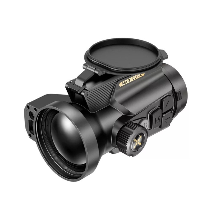 Camera cu termoviziune clip-on Nocpix Mate S60R, Senzor termic: 1280x1024 12μm, NETD 15 mK, detectare 3100m, LRF integrat, 60 Hz, negru, 560 g