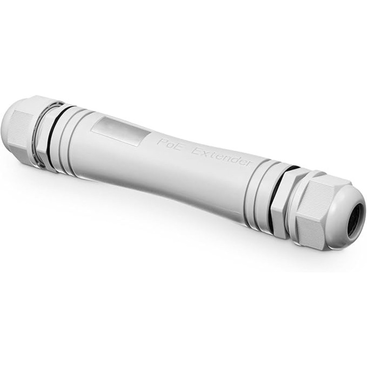 MokerLink Gigabit PoE bővítő, 1 PoE IN -> 1 PoE OUT, 30W, IP67, 10/100/1000 Mbps