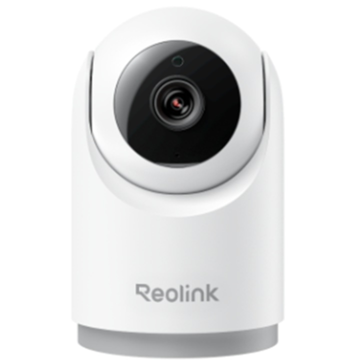 Безжична въртяща се IP камера за наблюдение Reolink E321, WiFi 6, 3 MP, IR 12м, 4 мм, Слот за карта, Микрофон и високоговорител, AI детекция на движение/човек/животно/плач, Автоматично проследяване, 2.4 GHz